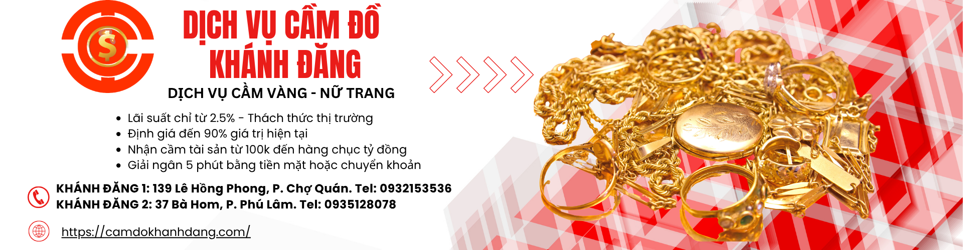 Cầm Đồ Vàng Phường Chánh Hưng