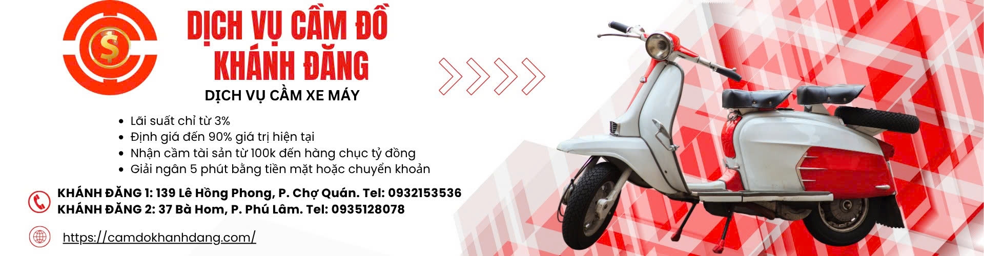 Cầm Xe Máy Phường Tân Phú