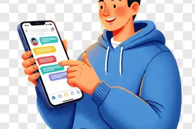 Cầm điện thoại tại nhà tiện lợi