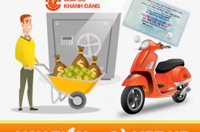 Cầm xe máy Phường 3 – không giữ xe – lãi thấp